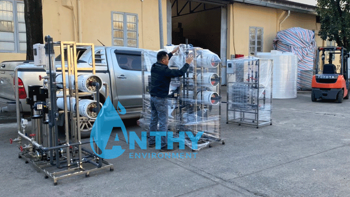 Ảnh6. Đóng gói vận chuyển hệ thống EDI2m3 từ xưởng An Thy