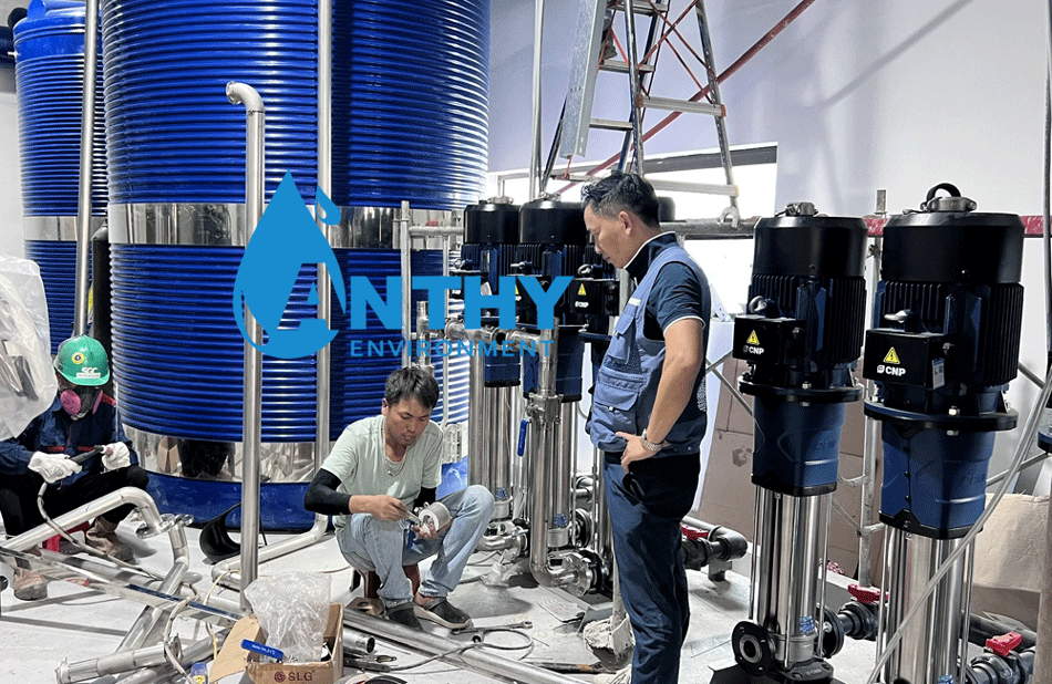 Giai đoạn lắp dựng phần tiền xử lý