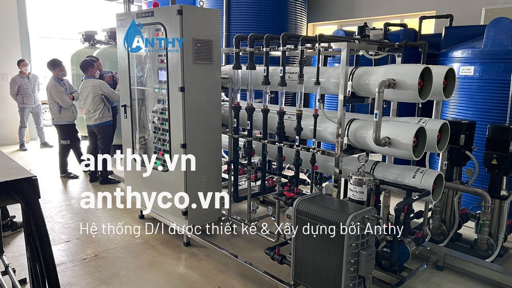 Hệ thống EDI 2500L/hr dùng cho ngành sản xuất kính