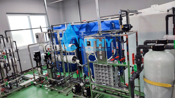 H2. Hệ thống EDI 2m3.hr chuẩn bị vận hành chạy thử