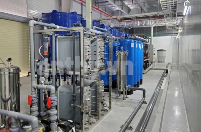 RO & DI system 10m³/hr - Electronic factory