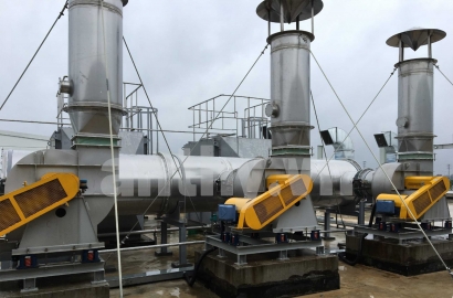 Exhaust gas treatment system - 1000CMM - Semiconductor factory