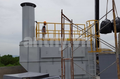 Exhaust gas treatment tower - 600CMM - Electronic factory