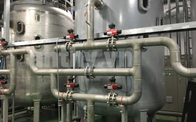 Steel tank water treatment system